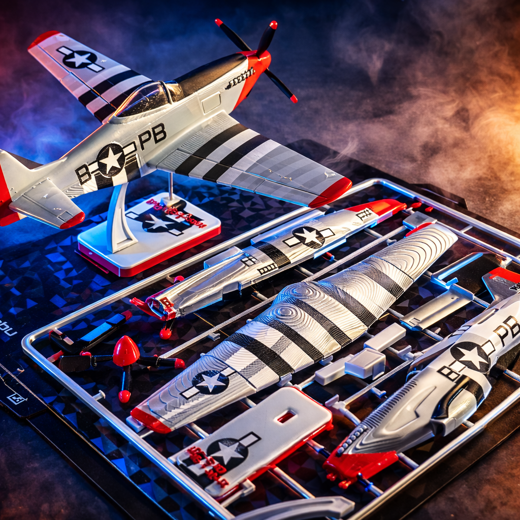 P-51D Mustang 3D Printed Aircraft Model Kit