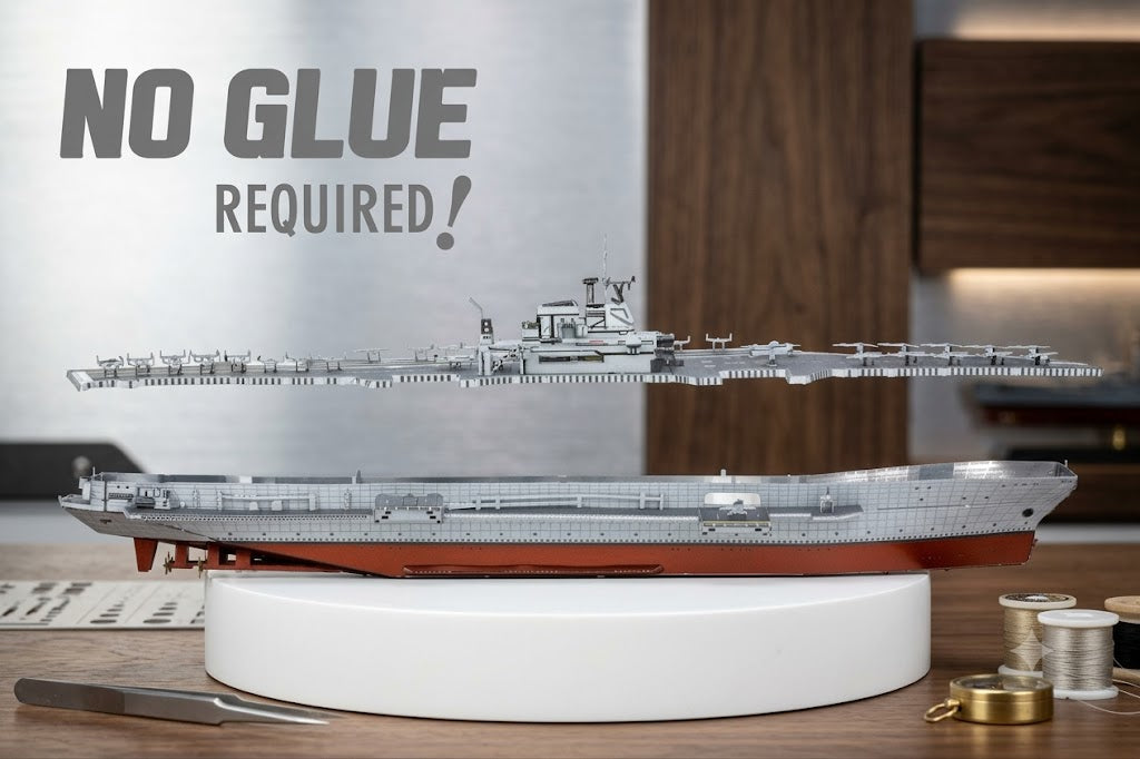 USS Midway Aircraft Carrier 3D Metal Model Kit – Premium Series