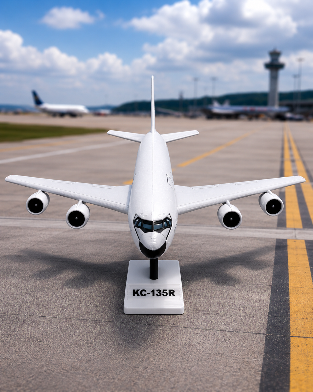 KC-135R Stratotanker 3D Printed Aircraft Model Kit – USAF Refueling Plane Build Kit