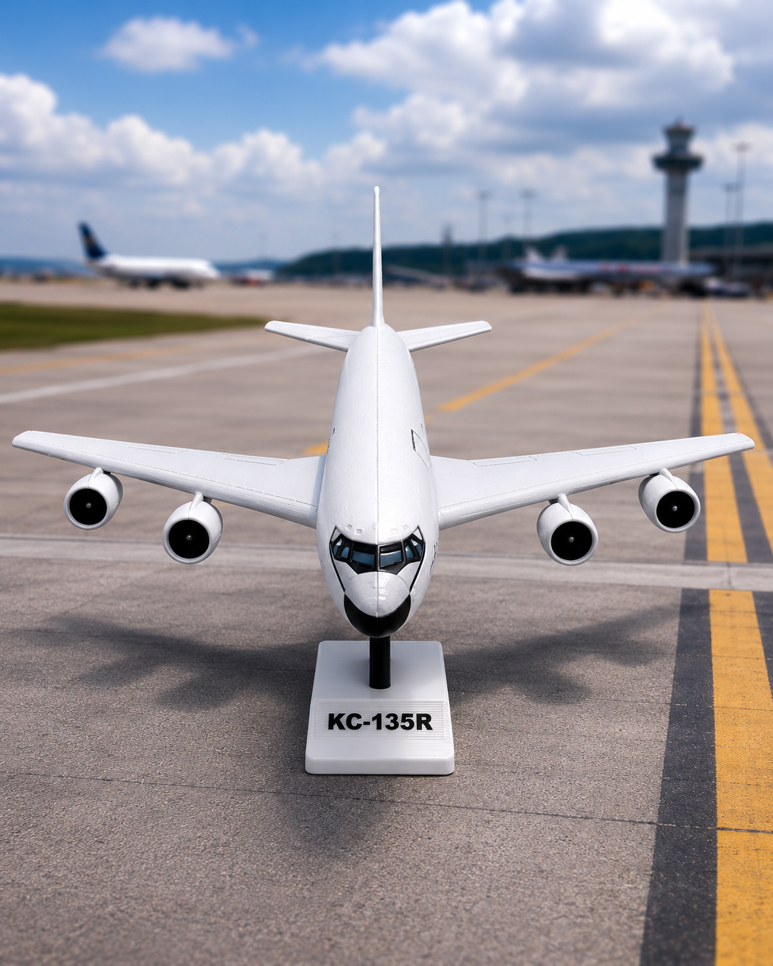KC-135R Stratotanker 3D Printed Aircraft Model Kit – USAF Refueling Plane Build Kit