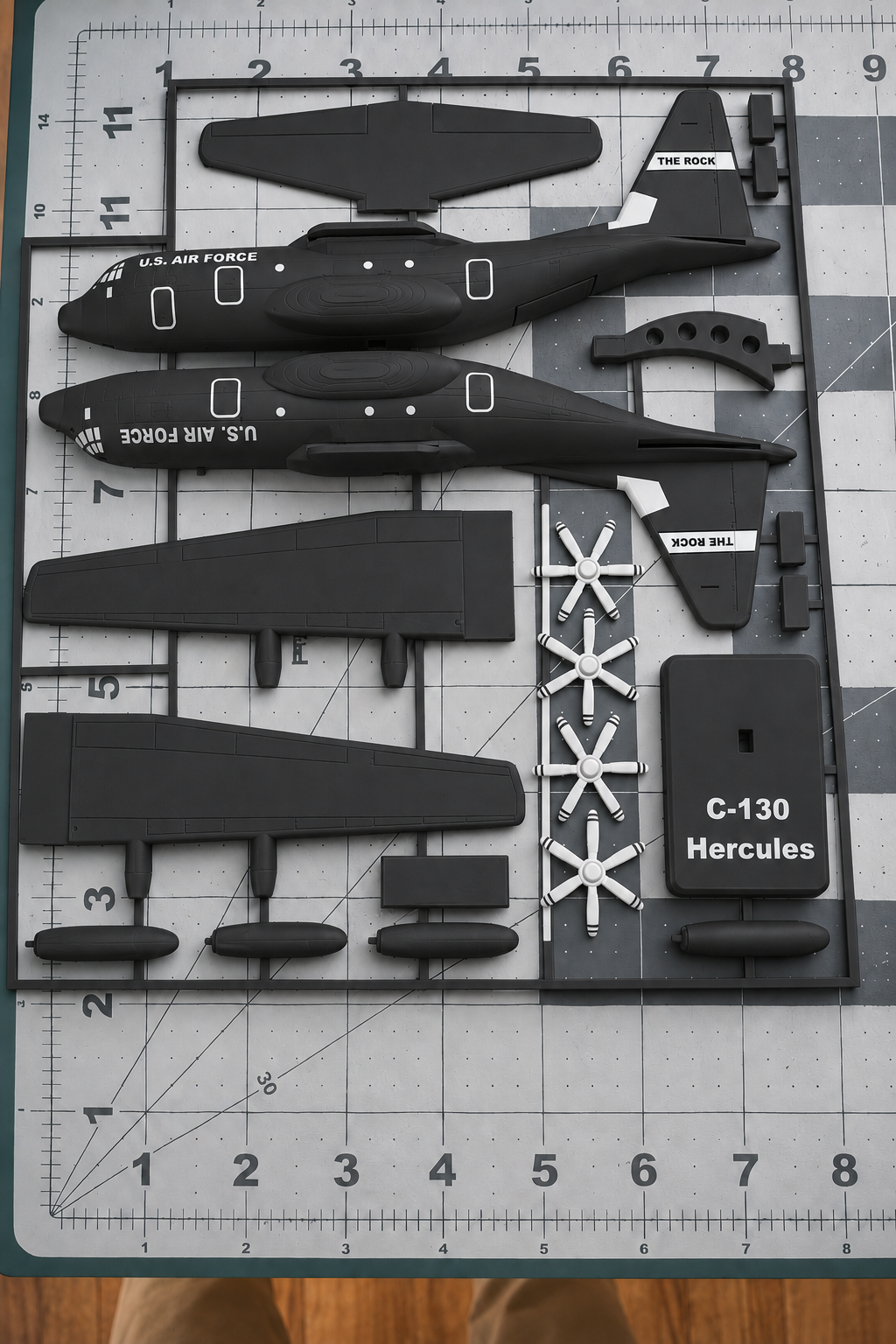 C-130J Hercules 3D Printed Aircraft Model Kit – Military Cargo Plane