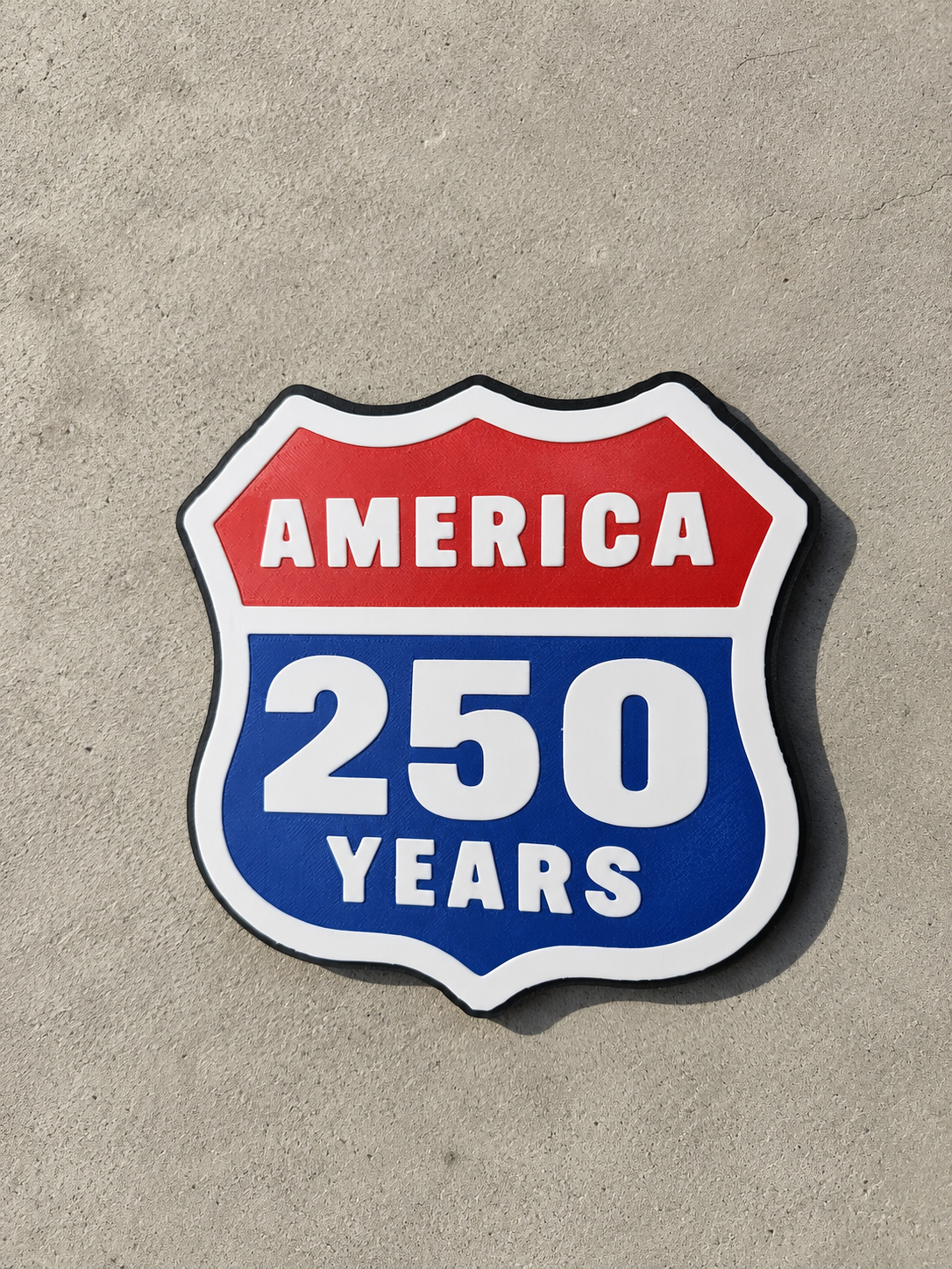 America 250 Years Sign – Patriotic USA Decor