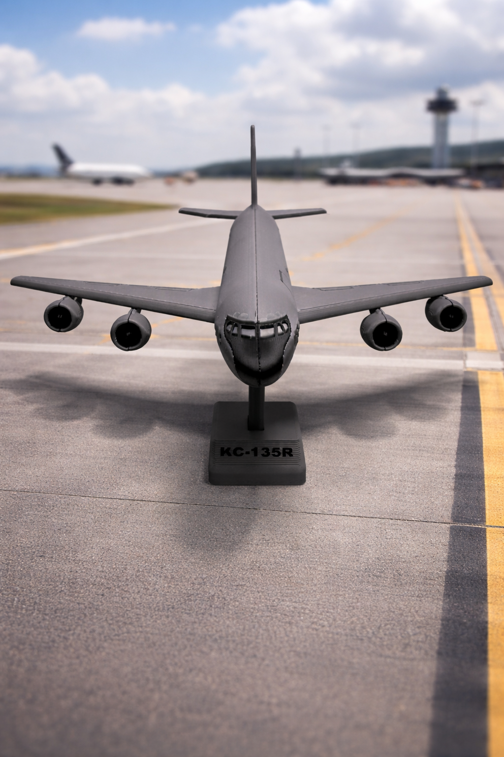 KC-135R Stratotanker 3D Printed Aircraft Model Kit – USAF Refueling Plane Build Kit