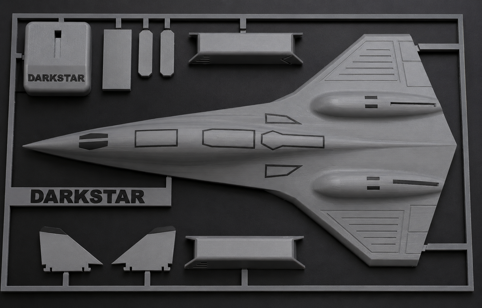 Darkstar SR-72 Inspired 3D Printed Aircraft Model Kit – Hypersonic Stealth Jet