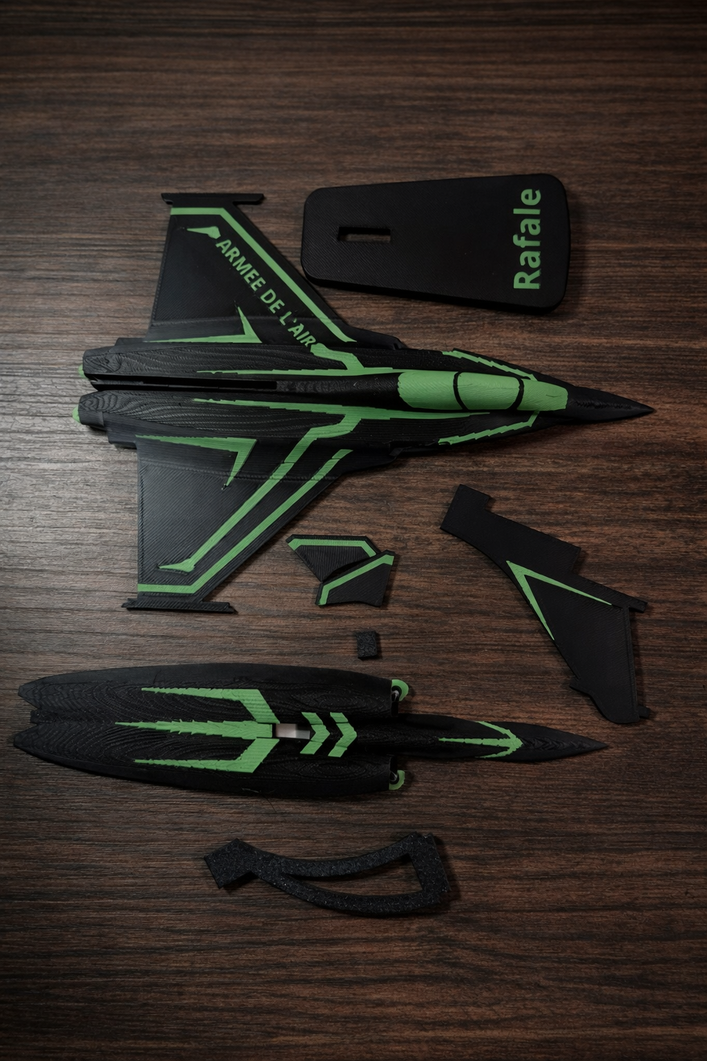 Rafale Fighter Jet 3D Printed Aircraft Model | Aviation Desk Decor