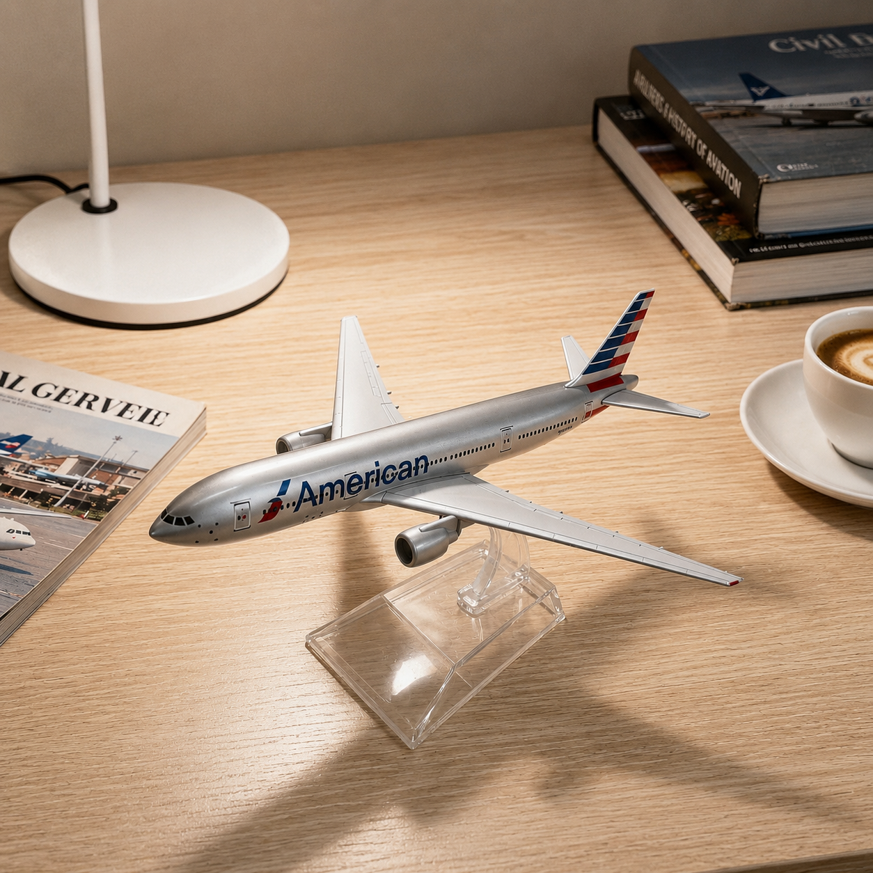 American Airlines Boeing 777 Die-Cast Aircraft Model – 1:400 Scale Display Plane