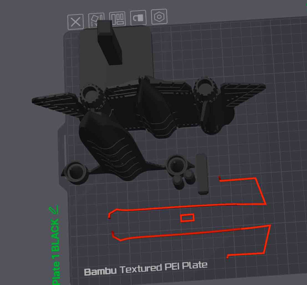 SR-71 Blackbird 3D Printed Display Model – Strategic Reconnaissance Aircraft Desk Decor