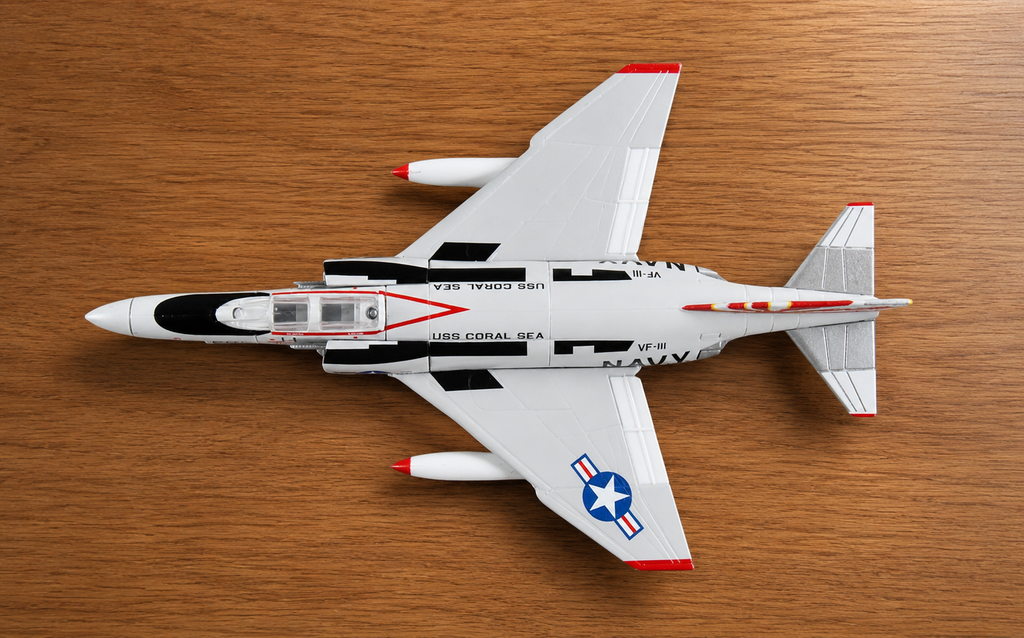 F-4B Phantom II Sundowners 1:155 Die-Cast Aircraft Model with Display Stand