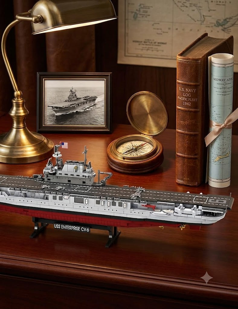 USS Enterprise Aircraft Carrier Building Block Set – 1883 Pieces