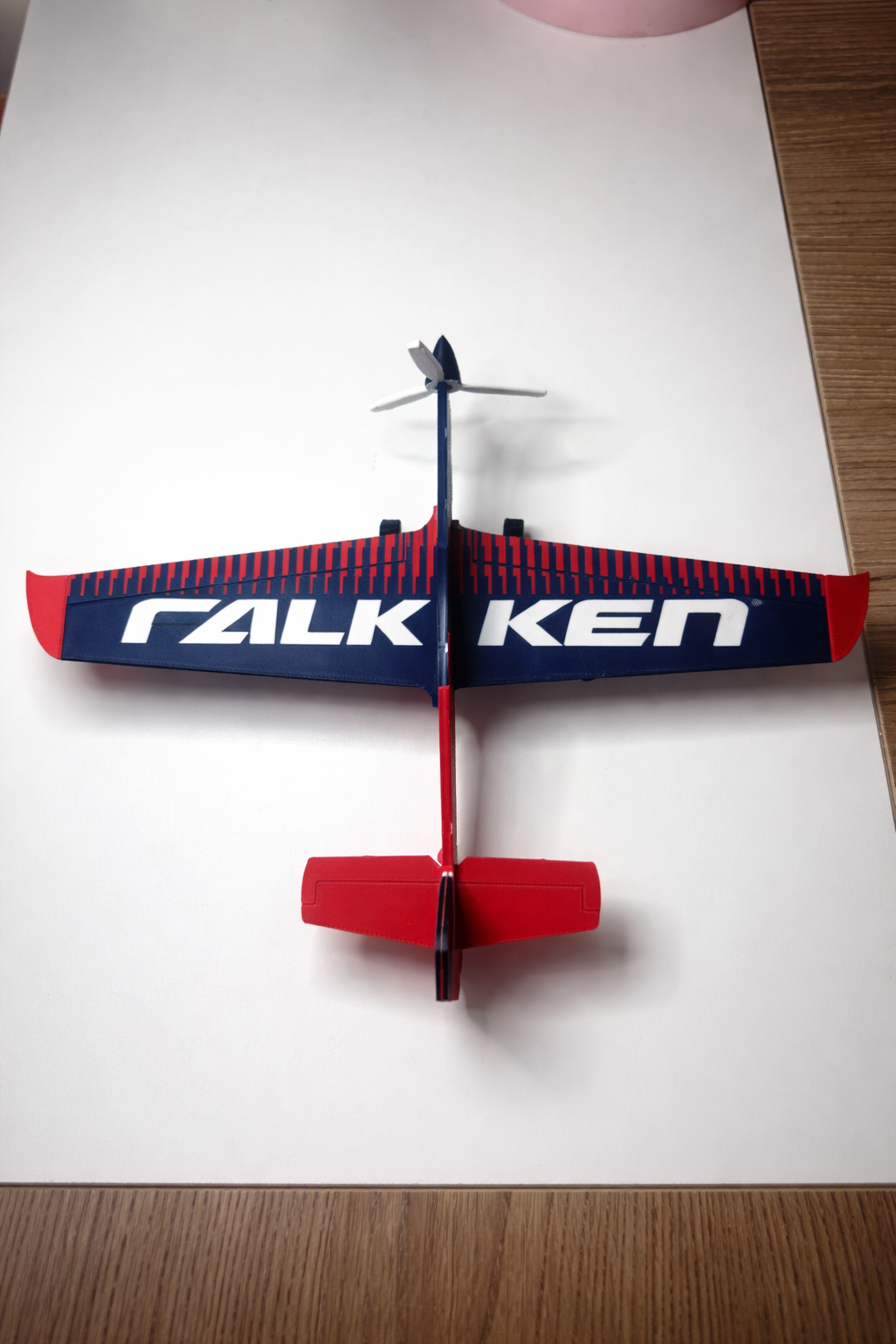 MXS-R Falken Aerobatic Plane 3D Printed Model | RC Airplane Display Build