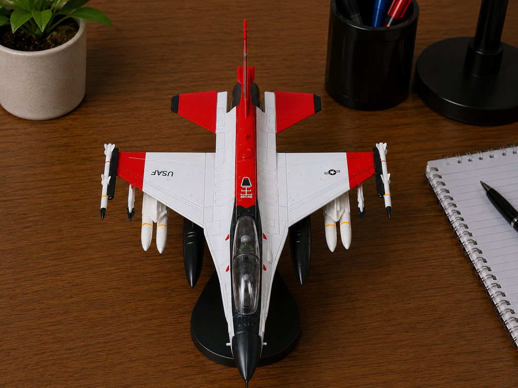 F-16D X-62A Die-Cast Aircraft Model – 1/72 Scale Military Fighter Je