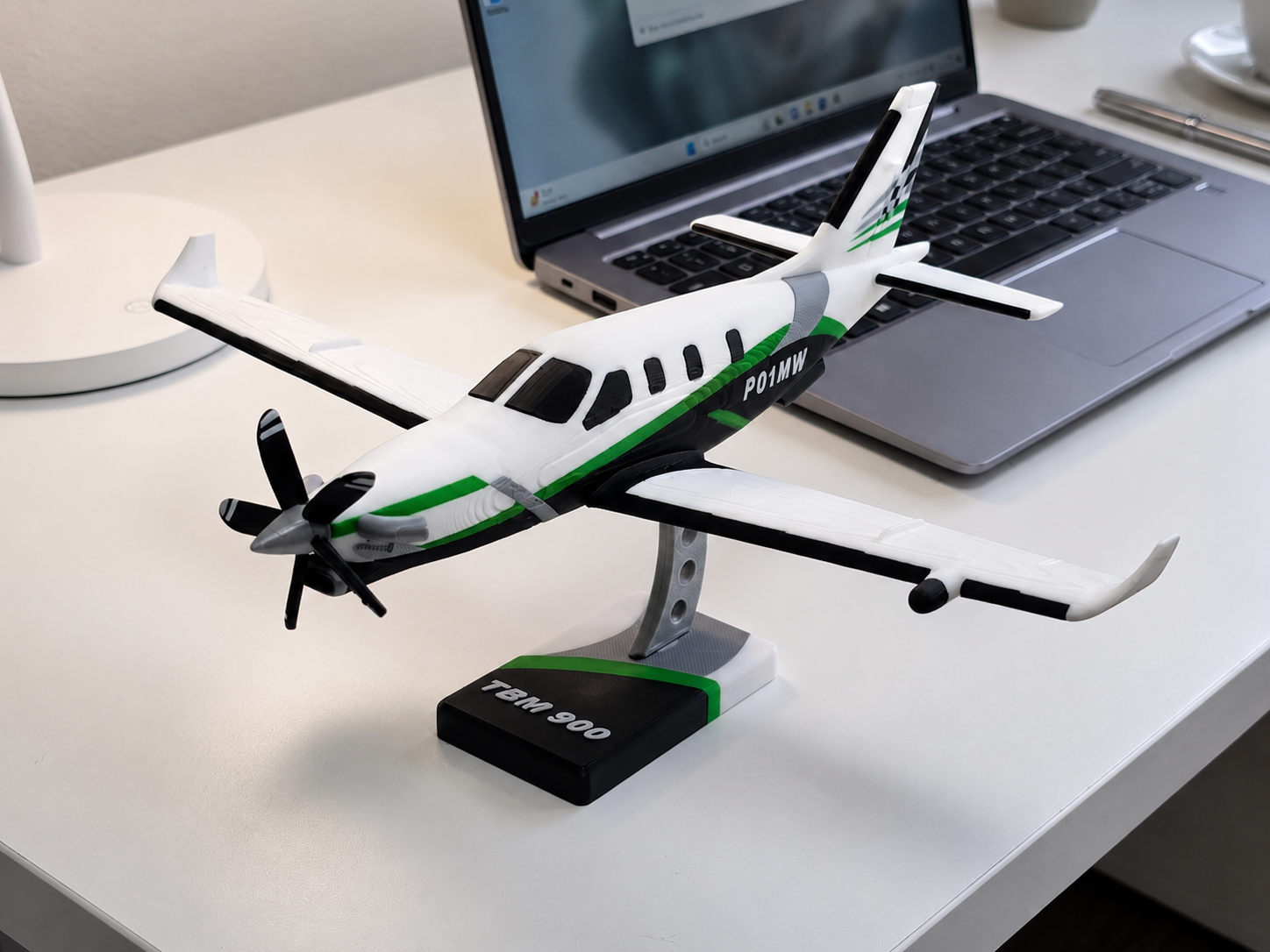 TBM 900 3D Printed Airplane Model Kit | Aviation Desk Decor