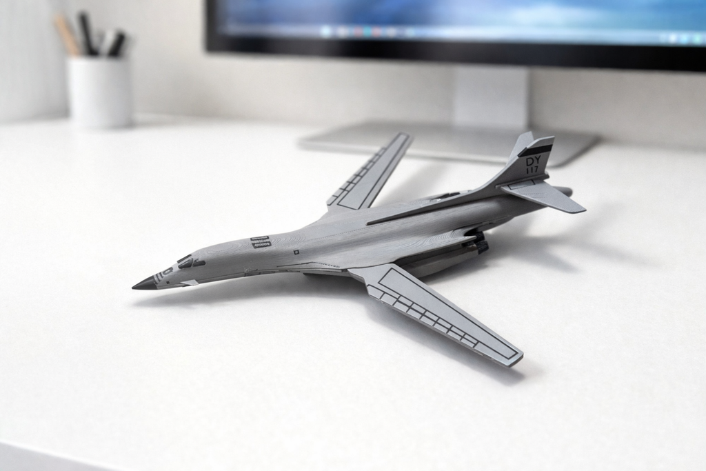 Military Bomber Aircraft Bundle 3D Printed Model Kit Set – Strategic Bomber Collection