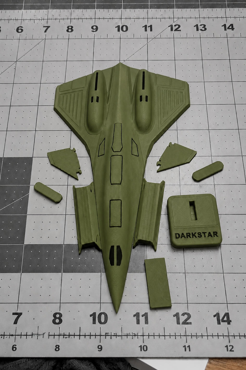 Darkstar SR-72 Inspired 3D Printed Aircraft Model Kit – Hypersonic Stealth Jet