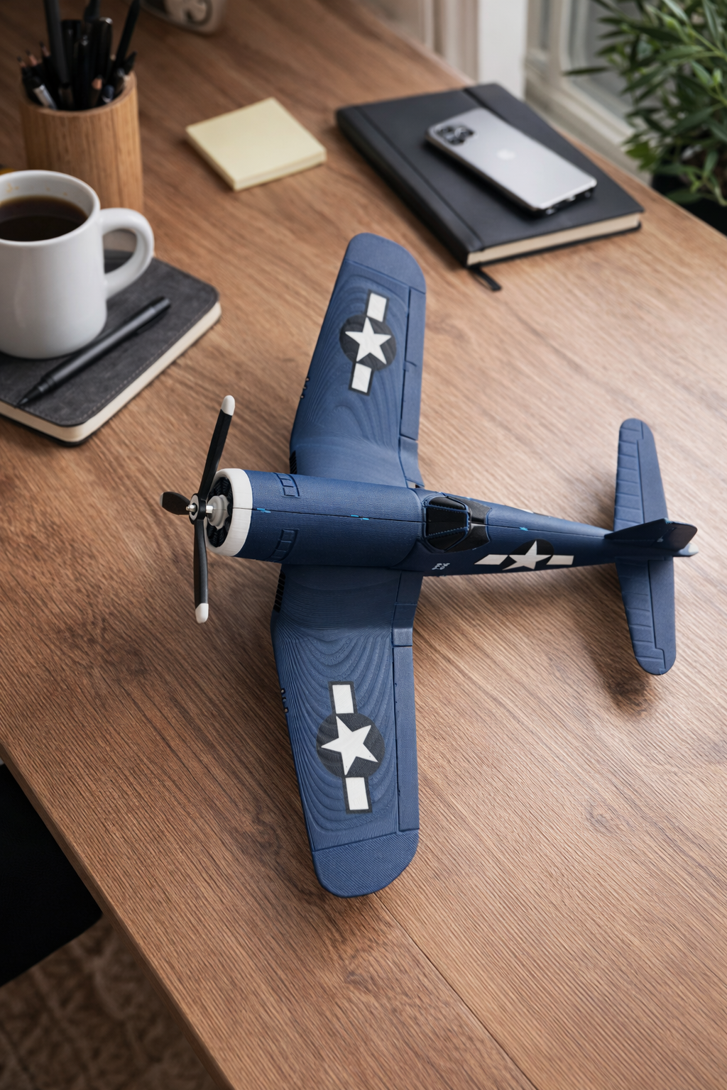 F4U Corsair 3D Printed Aircraft Model Kit – WWII Fighter Plane Edition