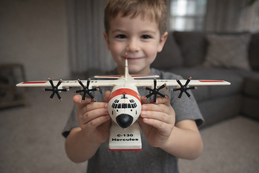 HC-130 Hercules 3D Printed Aircraft Model Kit – U.S. Coast Guard Rescue Plane