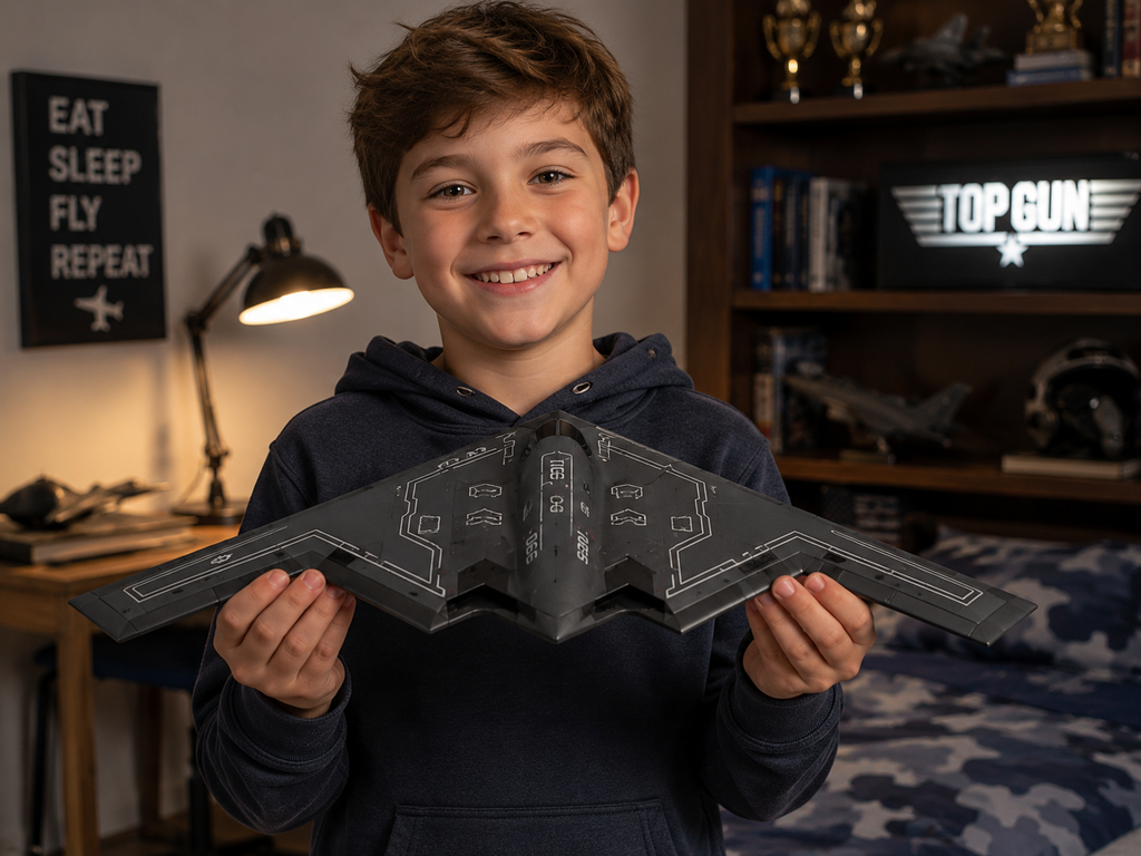 B-2 Spirit Stealth Bomber Die-Cast Aircraft Model – 1:200 Scale Military Display Plane
