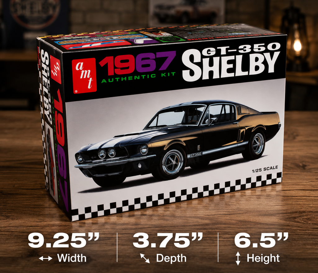 1967 Shelby GT-350 Model Kit – 1:25 Scale by AMT