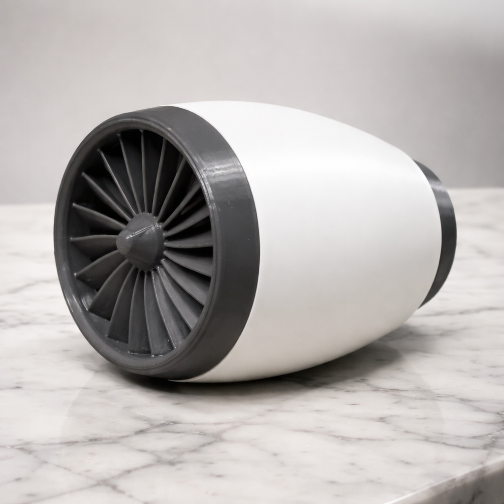 Jet Engine Piggy Bank – 3D Printed Aviation Coin Bank