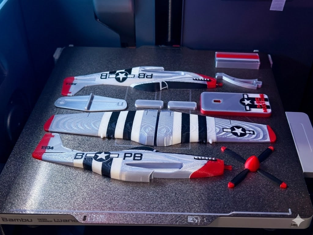 P-51D Mustang 3D Printed Aircraft Model Kit