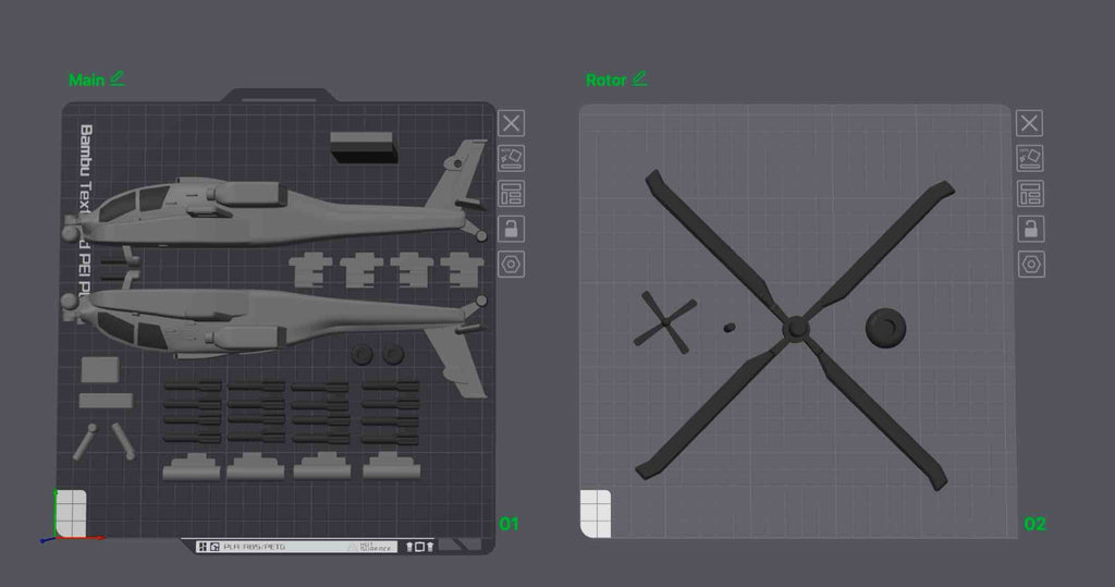 AH-64 Apache Helicopter 3D Printed Display Model – Military Attack Helicopter Edition