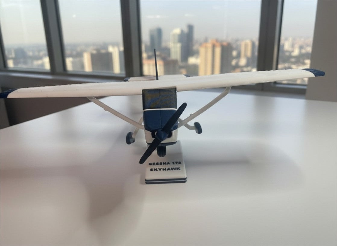Cessna 172 Skyhawk 3D Printed Aircraft Model