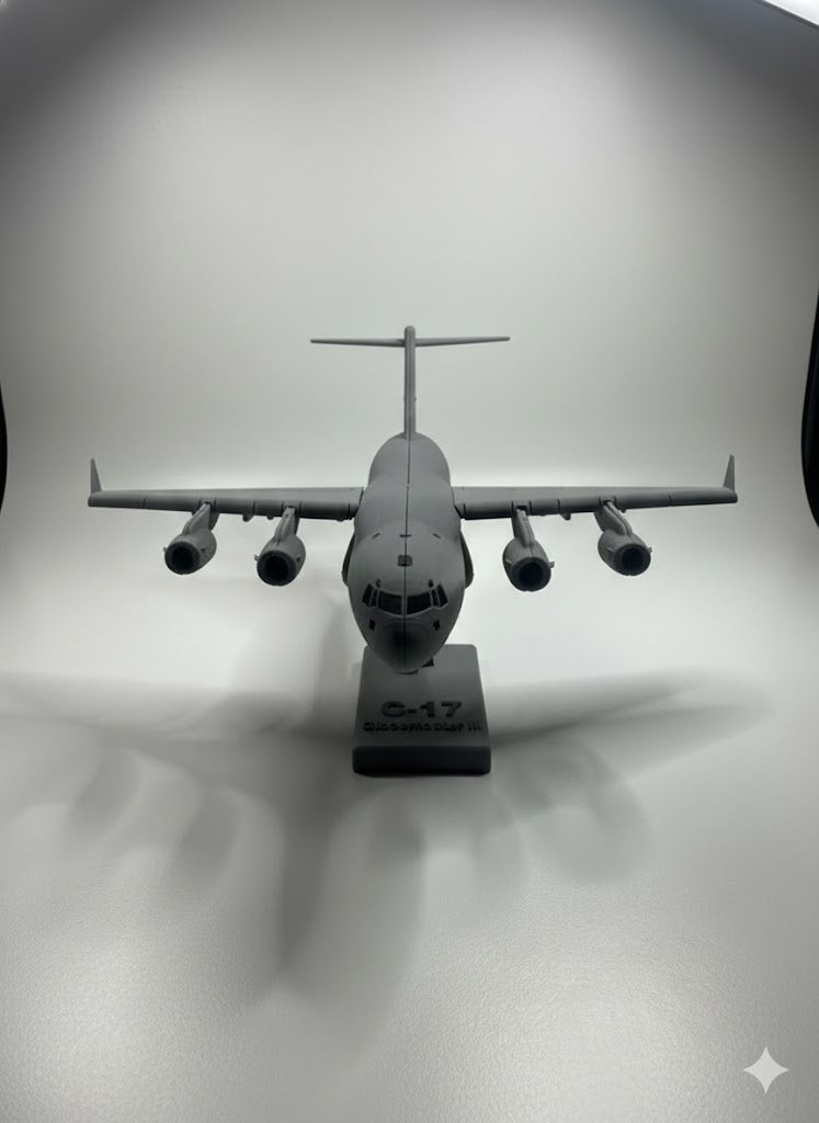 C-17 Globemaster III 3D Printed Aircraft Model Kit – USAF Military Cargo Plane