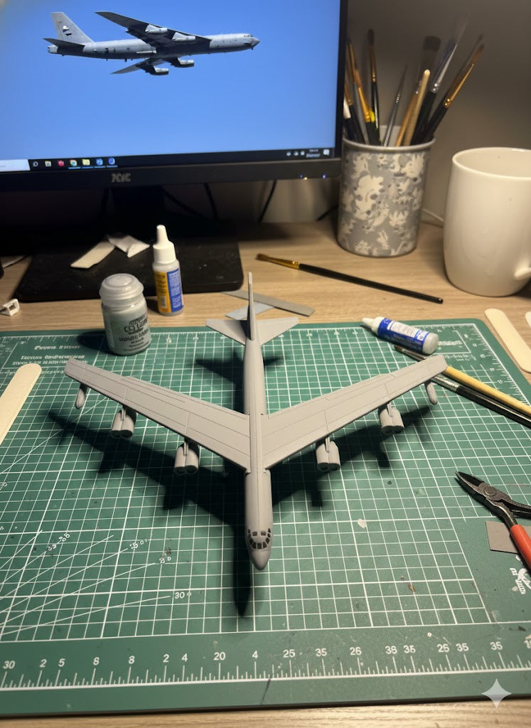 Military Bomber Aircraft Bundle 3D Printed Model Kit Set – Strategic Bomber Collection