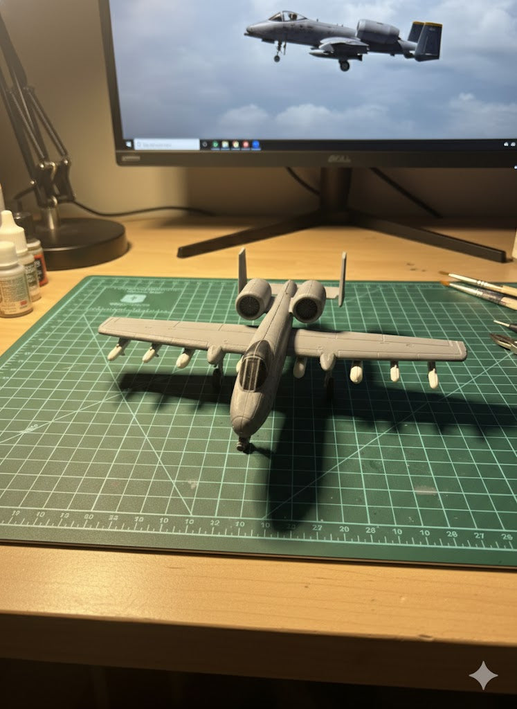 A-10 Thunderbolt II 3D Printed Model Kit A-10 Thunderbolt II 3D Printed Model Kit – Warthog Fighter Jet DIY Build – Military Aircraft Desk Decor – Aviation Display Model