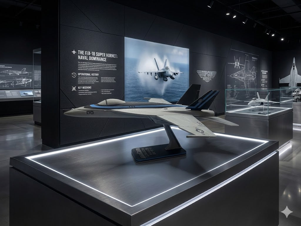 Top Gun F/A-18 Super Hornet 3D Printed Aircraft Model Kit – Maverick Inspired Jet Edition
