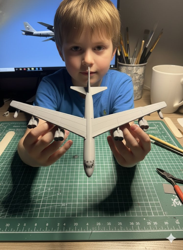 Military Bomber Aircraft Bundle 3D Printed Model Kit Set – Strategic Bomber Collection