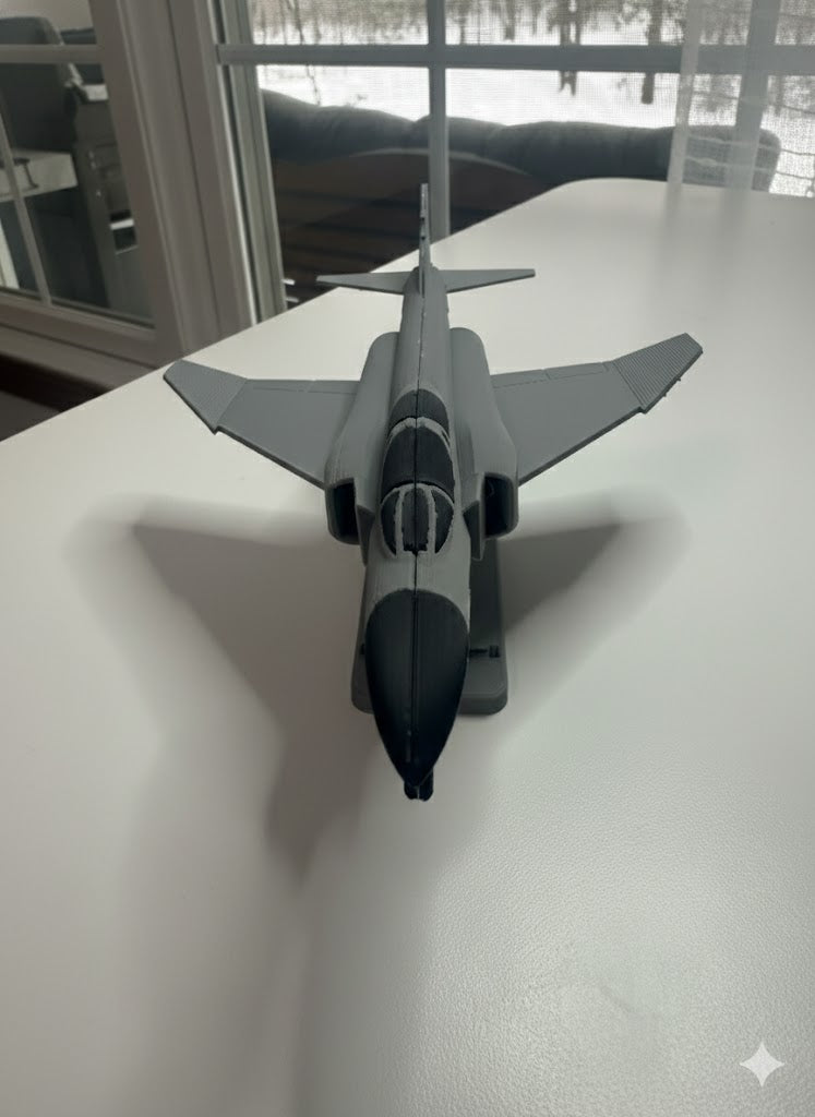 F-4 Phantom II 3D Printed Aircraft Model Kit – Military Fighter Jet