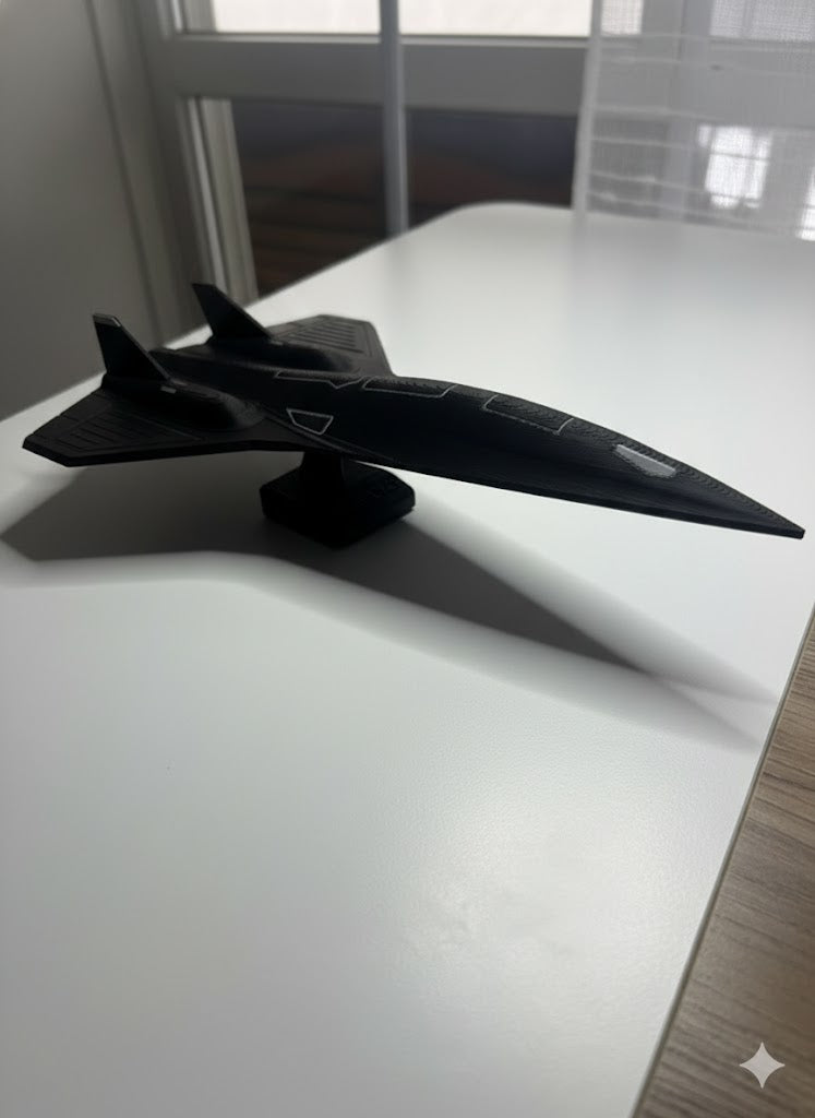 Darkstar SR-72 Inspired 3D Printed Aircraft Model Kit – Hypersonic Stealth Jet