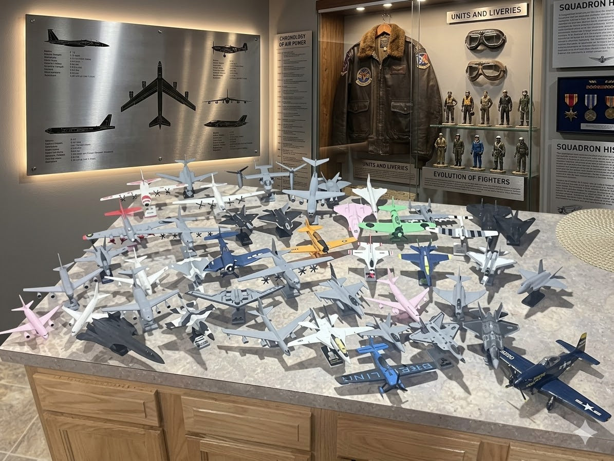Choose Any 1, 2, 3, 4, or 5 Aircraft 3D Printed Model Kits – DIY Aviation Bundle
