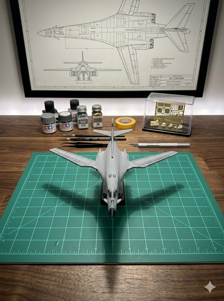 Military Bomber Aircraft Bundle 3D Printed Model Kit Set – Strategic Bomber Collection